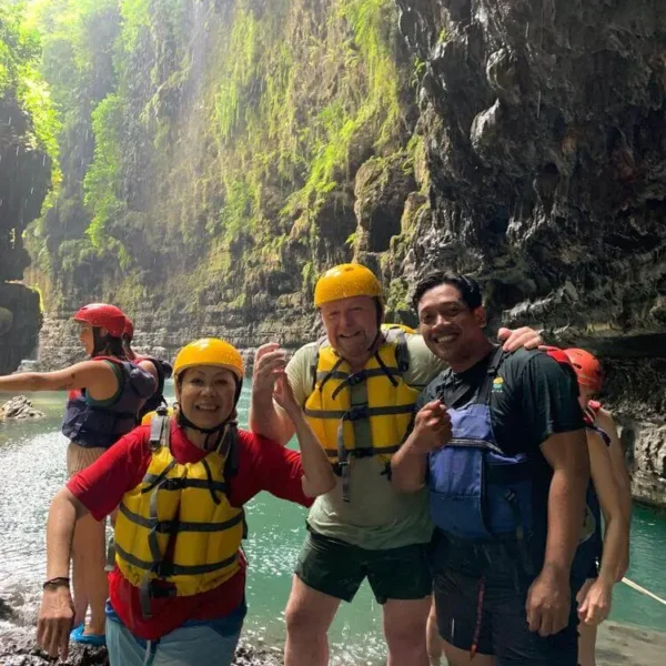 Body rafting green canyon Pangandaran